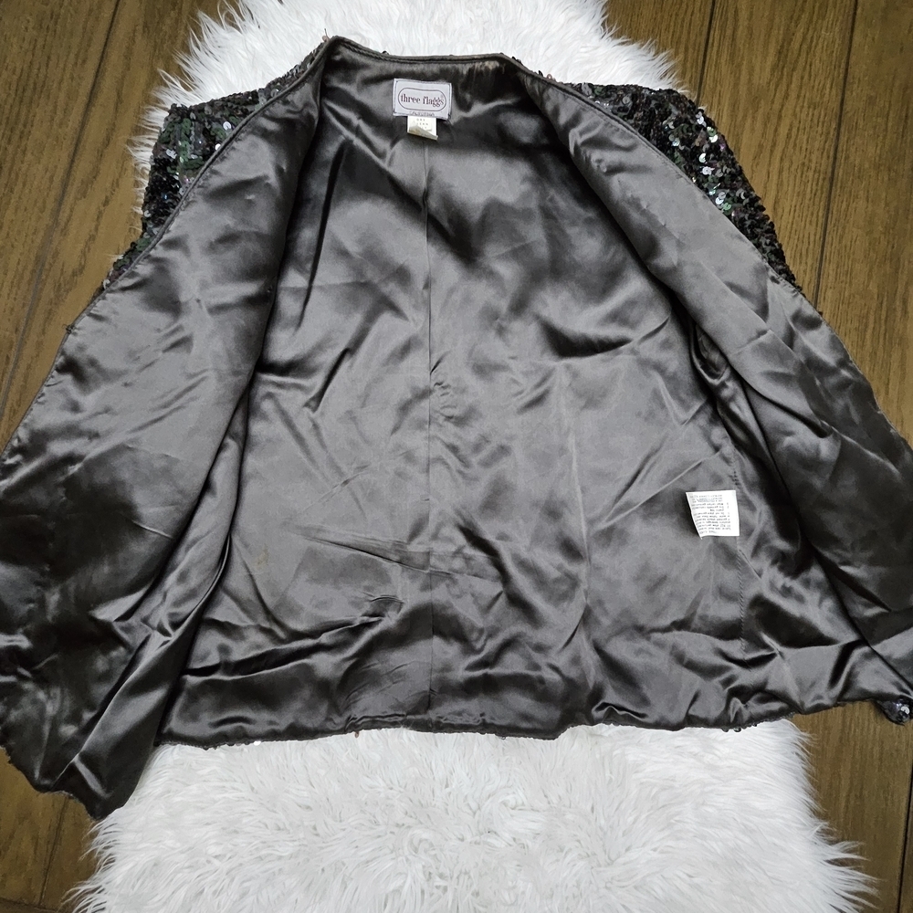 Vintage Sequin Blazer Jacket - Picture 3 of 4